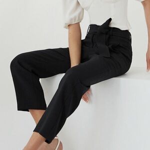 Aritzia Wilfred Jallade Front Tie Crepe Pant Size 6